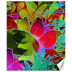 Floral Abstract 1 Canvas 8  X 10  by MedusArt