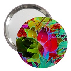 Floral Abstract 1 3  Handbag Mirrors by MedusArt