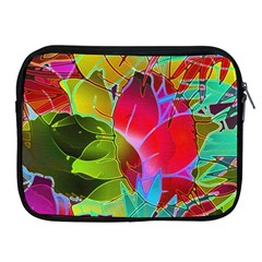 Floral Abstract 1 Apple Ipad 2/3/4 Zipper Cases by MedusArt