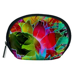 Floral Abstract 1 Accessory Pouches (medium)  by MedusArt