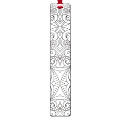 Drawing Floral Doodle 1 Large Book Marks by MedusArt