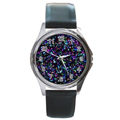 Glitter 1 Round Metal Watches