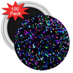 Glitter 1 3  Magnets (100 Pack) by MedusArt