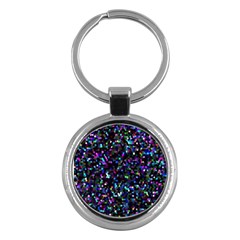 Glitter 1 Key Chains (round)  by MedusArt