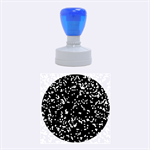 Glitter 1 Rubber Round Stamps (Medium) 1.5 x1.5  Stamp