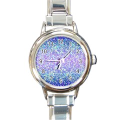 Glitter 2 Round Italian Charm Watches