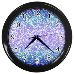 Glitter 2 Wall Clocks (Black)