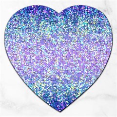 Glitter 2 Jigsaw Puzzle (heart) by MedusArt