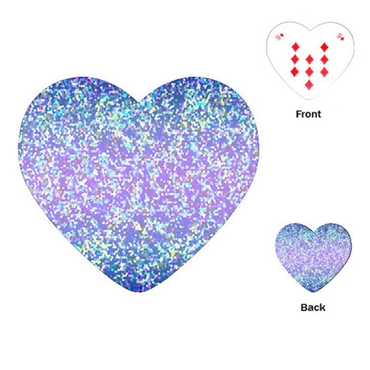 Glitter 2 Playing Cards (Heart) 