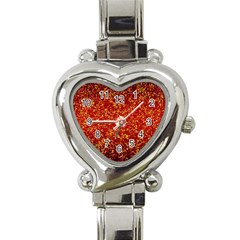 Glitter 3 Heart Italian Charm Watch by MedusArt