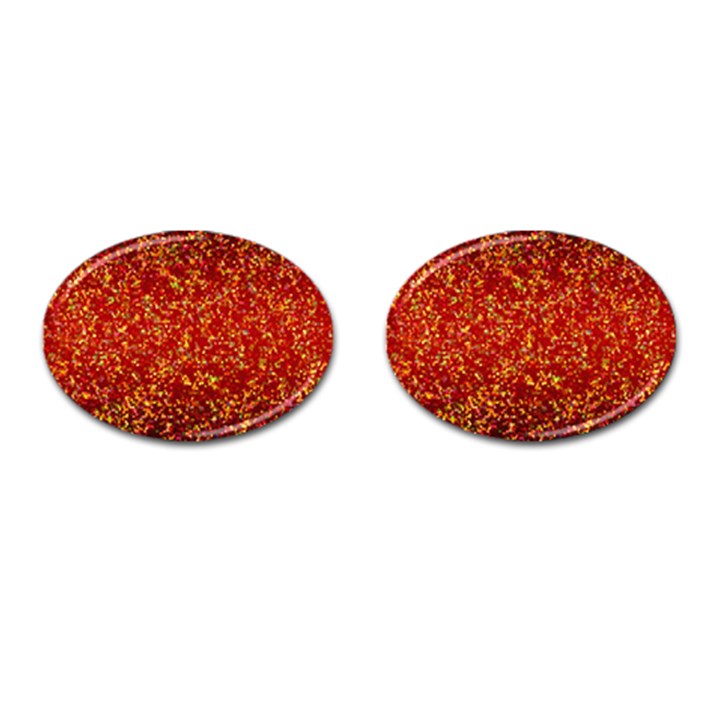 Glitter 3 Cufflinks (Oval)