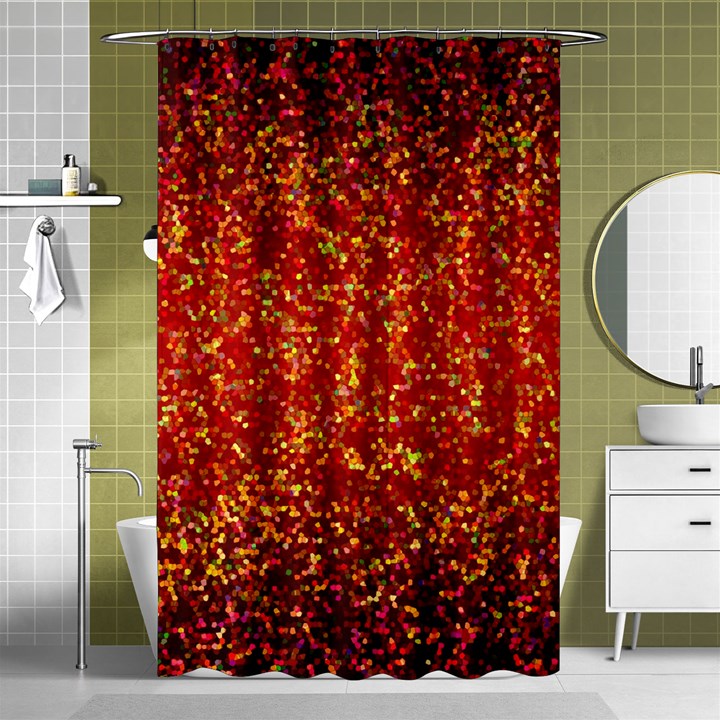 Glitter 3 Shower Curtain 48  x 72  (Small) 