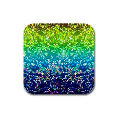 Glitter 4 Rubber Square Coaster (4 Pack)  by MedusArt