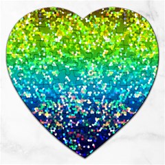 Glitter 4 Jigsaw Puzzle (heart) by MedusArt