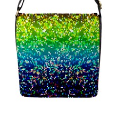 Glitter 4 Flap Messenger Bag (l)  by MedusArt