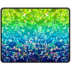 Glitter 4 Double Sided Fleece Blanket (medium)  by MedusArt