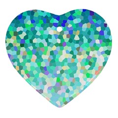 Mosaic Sparkley 1 Ornament (heart)  by MedusArt