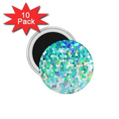 Mosaic Sparkley 1 1 75  Magnets (10 Pack)  by MedusArt