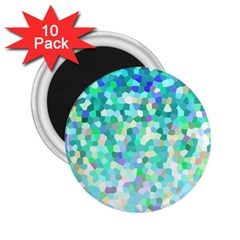 Mosaic Sparkley 1 2 25  Magnets (10 Pack) 