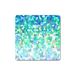 Mosaic Sparkley 1 Square Magnet by MedusArt