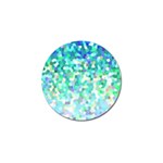 Mosaic Sparkley 1 Golf Ball Marker (4 pack) Front