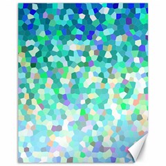 Mosaic Sparkley 1 Canvas 11  X 14   by MedusArt