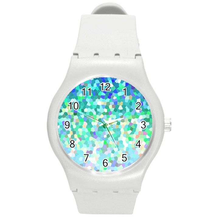 Mosaic Sparkley 1 Round Plastic Sport Watch (M)