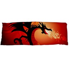 Funny, Cute Dragon With Fire Body Pillow Cases (dakimakura)  by FantasyWorld7