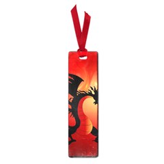 Funny, Cute Dragon With Fire Small Book Marks by FantasyWorld7