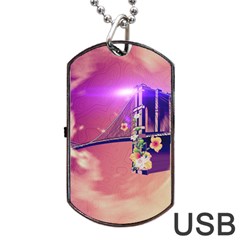 Vintage Dog Tag Usb Flash (one Side)