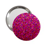 Polka Dot Sparkley Jewels 1 2.25  Handbag Mirrors Front