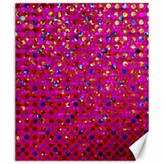 Polka Dot Sparkley Jewels 1 Canvas 20  X 24   by MedusArt