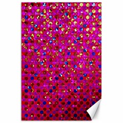 Polka Dot Sparkley Jewels 1 Canvas 20  X 30   by MedusArt