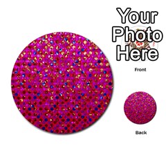 Polka Dot Sparkley Jewels 1 Multi-purpose Cards (round)  by MedusArt