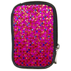 Polka Dot Sparkley Jewels 1 Compact Camera Cases by MedusArt