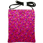 Polka Dot Sparkley Jewels 1 Shoulder Sling Bags Front