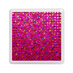 Polka Dot Sparkley Jewels 1 Memory Card Reader (square)  by MedusArt