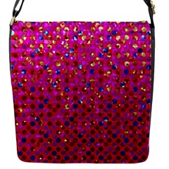 Polka Dot Sparkley Jewels 1 Flap Messenger Bag (s) by MedusArt