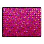 Polka Dot Sparkley Jewels 1 Double Sided Fleece Blanket (Small)  45 x34  Blanket Front