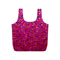 Polka Dot Sparkley Jewels 1 Full Print Recycle Bags (s)  by MedusArt