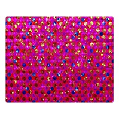 Polka Dot Sparkley Jewels 1 Double Sided Flano Blanket (large)  by MedusArt