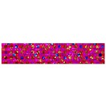 Polka Dot Sparkley Jewels 1 Flano Scarf (Small)  Back