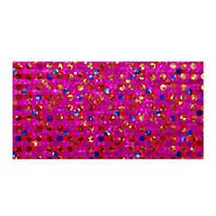 Polka Dot Sparkley Jewels 1 Satin Wrap by MedusArt