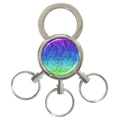 Grunge Art Abstract G57 3-ring Key Chain by MedusArt