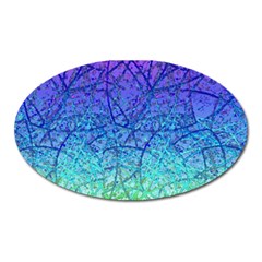 Grunge Art Abstract G57 Magnet (oval) by MedusArt