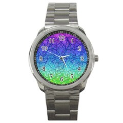 Grunge Art Abstract G57 Sport Metal Watch by MedusArt