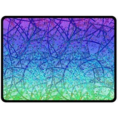 Grunge Art Abstract G57 Fleece Blanket (large)  by MedusArt