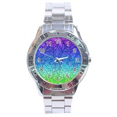 Grunge Art Abstract G57 Stainless Steel Men s Watch by MedusArt