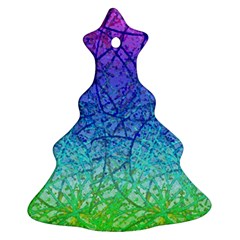 Grunge Art Abstract G57 Christmas Tree Ornament (2 Sides) by MedusArt