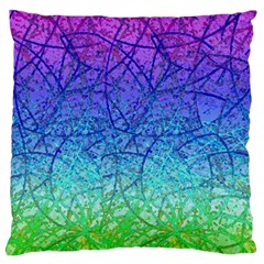 Grunge Art Abstract G57 Large Flano Cushion Cases (two Sides)  by MedusArt